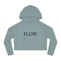 Cropped Hoodie Sweatshirt for Women with Cropped Design and Ribbed Cuffs Printify