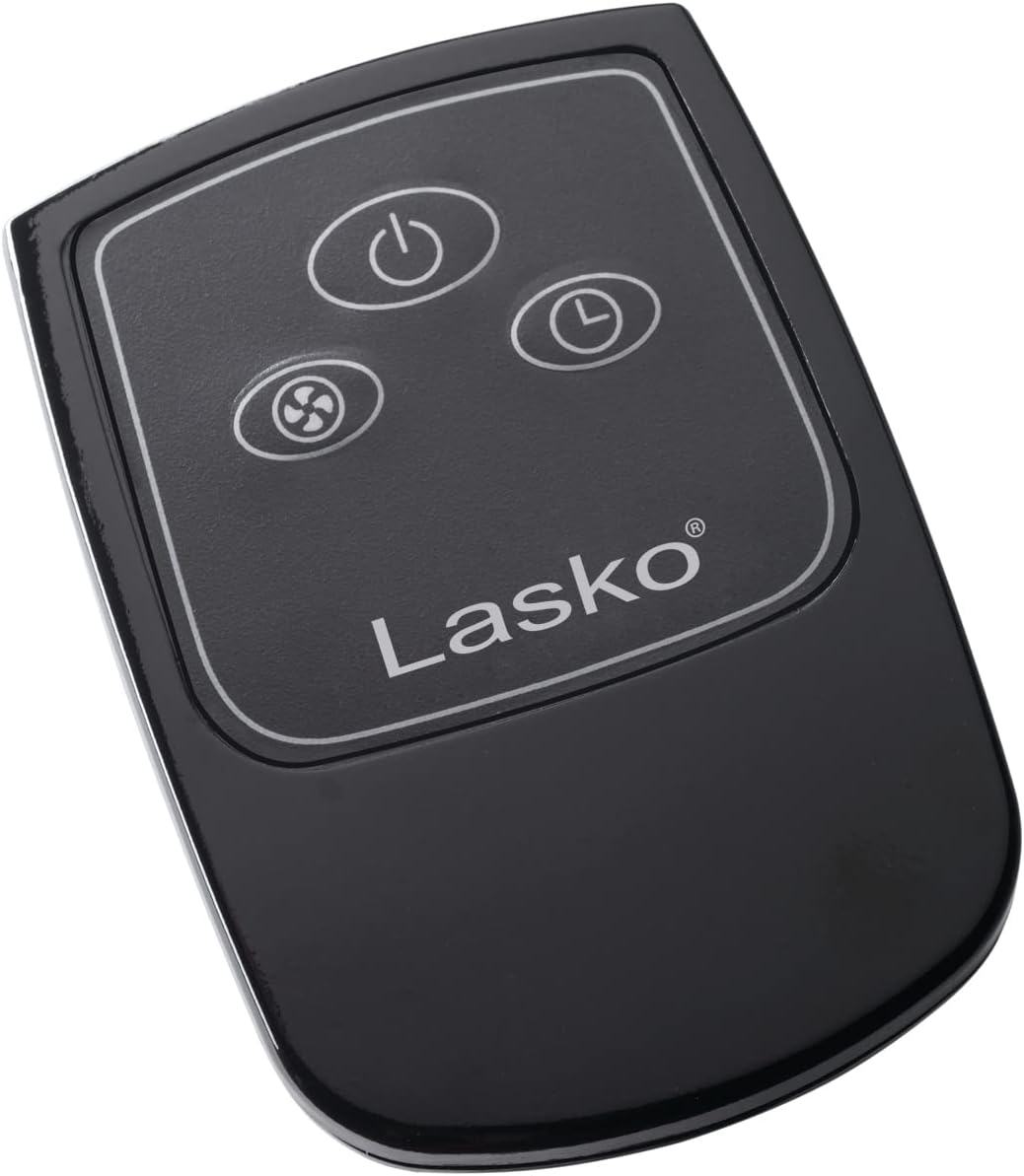Lasko Oscillating Cyclone Pedestal Fan with Remote Control - Cooling Standing Fan for Bedroom, Living Room, and Home Office - Adjustable Height - 3 Quiet Speeds - 1843 - 18" Blade Diameter - Black Quick Pick Grocers