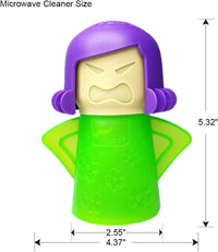 Angry Mom Microwave Cleaner, Mad Mama Microwave Steam Cleaner, Just Add Vinegar and Water, Easily Cleans the Crud in Minutes Quick Pick Grocers