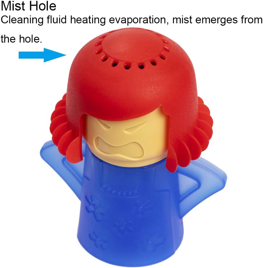 Angry Mom Microwave Cleaner, Mad Mama Microwave Steam Cleaner, Just Add Vinegar and Water, Easily Cleans the Crud in Minutes Quick Pick Grocers