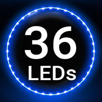 TOSY Flying Disc - 108 RGB Multicolor or 36 Monocolor LEDs, Super Bright, Smart Modes, Easter Basket Stuffers Gift, Camping Toy for Kid/Teen/Adult, Auto Light Up, Rechargeable, Waterproof, 175g Quick Pick Grocers
