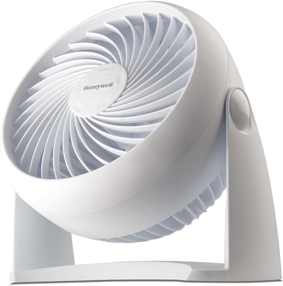 Honeywell TurboForce Air Circulator, Small Tabletop Fan, Quiet Personal Fan for Home or Office, 3 Speeds, 90 Degree Pivoting Head Quick Pick Grocers