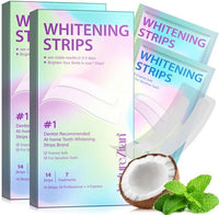 Teeth Whitening Strips,7-Day whitening Strips,Peroxide Free,Sensitive Teeth Whitener,Enamel Safe for Whiter Teeth,Deep Stains Removal,nstant Teeth Whitening Without The Harm (28pcs) Quick Pick Grocers
