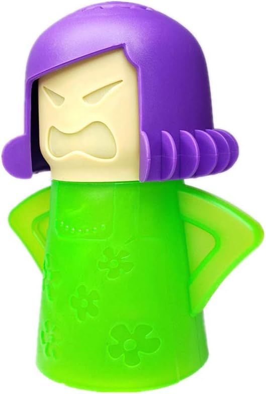 Angry Mom Microwave Cleaner, Mad Mama Microwave Steam Cleaner, Just Add Vinegar and Water, Easily Cleans the Crud in Minutes Quick Pick Grocers