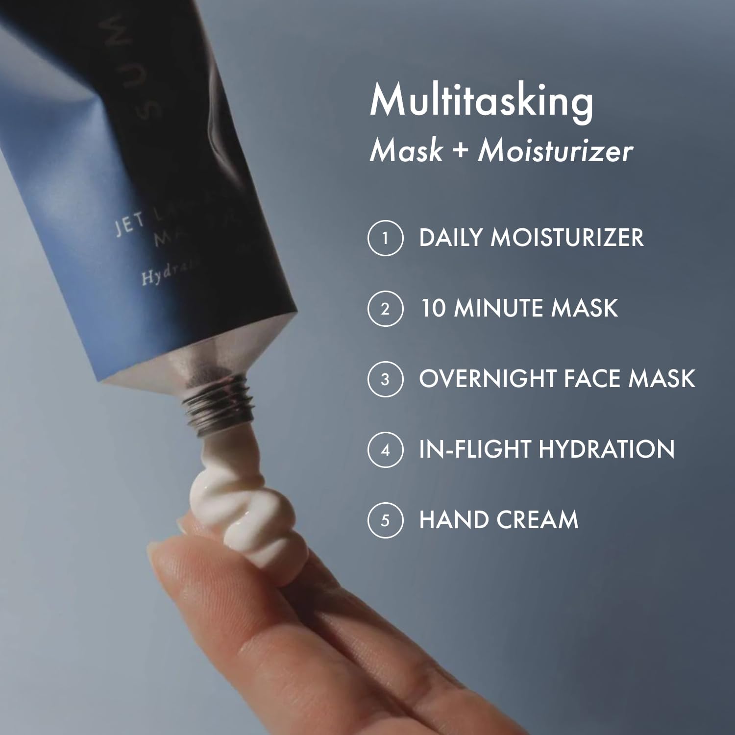 Summer Fridays Jet Lag Mask Mini - Hydrating Face Moisturizer + Mask - Enriched with Hyaluronic Acid, Niacinamide, Glycerin + Antioxidants Helps Nourish Skin for a Renewed + Radiant Complexion (1 Oz) Quick Pick Grocers