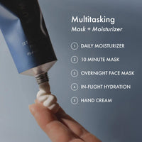 Summer Fridays Jet Lag Mask Mini - Hydrating Face Moisturizer + Mask - Enriched with Hyaluronic Acid, Niacinamide, Glycerin + Antioxidants Helps Nourish Skin for a Renewed + Radiant Complexion (1 Oz) Quick Pick Grocers