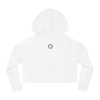 Cropped Hoodie Sweatshirt for Women with Cropped Design and Ribbed Cuffs Printify