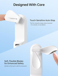 JISULIFE 3 IN 1 Handheld Mini Fan - Portable Fan & Power Bank & Flashlight, 19H Max Cooling, USB Rechargeable, Pocket-Sized for Travel, Cruise, Concerts, Makeup, 2026 Summer Gifts for Women Quick Pick Grocers