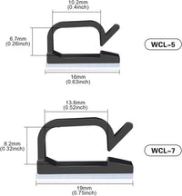 XHF 3/4” 5/8" Adhesive Cable Wire Clips White 60PCS 120PCS, Cable Staples Outdoor Cable Management Wire Organizer Cord Holder for Under Desk, Car, Wall, TV PC Ethernet Cable Quick Pick Grocers