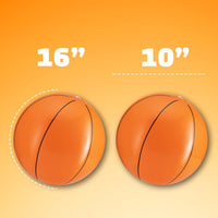 Inflatable Balls (Pack of 12) 16-inch, Beach Balls Bulk for Beach Toys & Birthday Party Decorations & Party Favors for Kids, Goodie Bags Stuffers Quick Pick Grocers