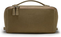 EACHY Travel Makeup Bag, Large Capacity Cosmetic Bag for Women, Waterproof PU Leather, Flat Open Portable Toiletry Bag for Skincare, Brushes & Travel Essentials Quick Pick Grocers