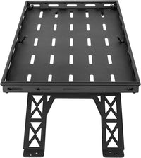 Hooke Road Rear Trunk Cargo Rack Basket Tray for 2007-2026 Jeep Wrangler JK JL 4-Door Hardtops, Sturdy Steel Shelf for Camping Trip Gear Quick Pick Grocers