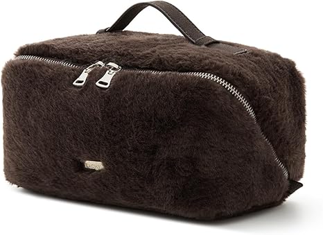 EACHY Travel Makeup Bag, Large Capacity Cosmetic Bag for Women, Waterproof PU Leather, Flat Open Portable Toiletry Bag for Skincare, Brushes & Travel Essentials Quick Pick Grocers