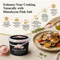 Purest Peak Fine Grain Himalayan Pink Salt, 10 LBS Bucket – Pure Gourmet Food Grade Chef Salt, Fine Grain Sea Salt, Natural Rock Salt, Kosher, Vegan, and Gluten Free Quick Pick Grocers