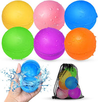 Reusable Water Balloons, Pool Beach Water Toys for Boys and Girls, Summer Toys for Kids Ages 3-12, Magnetic Water Ball for Outdoor Activities Quick Pick Grocers
