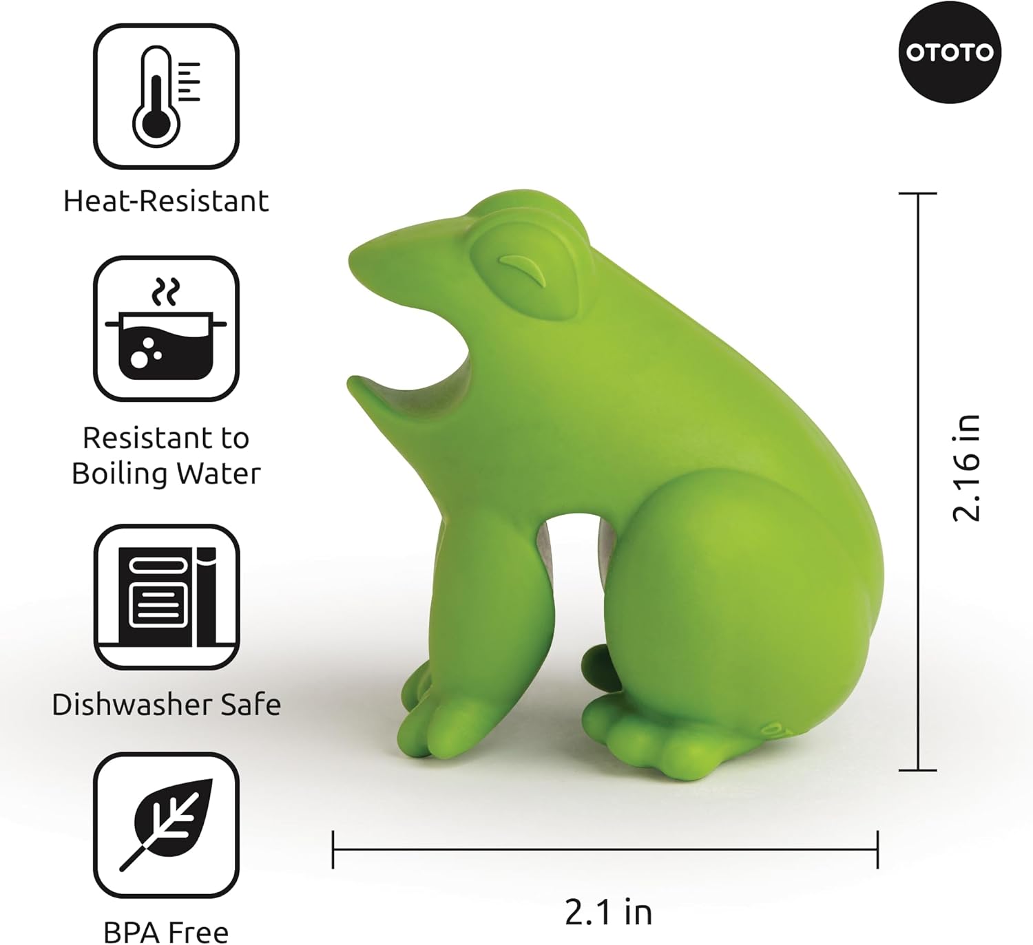 OTOTO Funny Spoon Holder - Spoon Rest for Stove Top - Cooking Gadgets, Gifts, Cute Kitchen Accessories, Funny Gifts, Random Stuff Quick Pick Grocers
