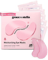 grace & stella Award Winning Under Eye Mask Reduce Dark Circles, Puffy Eyes, Undereye Bags, Wrinkles, Gel Under Eye Patches, Get Well Gifts for Women Quick Pick Grocers