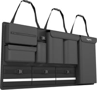 SugarFox Backseat Hanging Trunk Organizer for SUVs, Cars, Trucks & MPVs | Multi-Pocket Storage with Anti-Slip Straps | Space-Saving Auto Accessory | Gift for Drivers | 37.8" x 18.1" Quick Pick Grocers