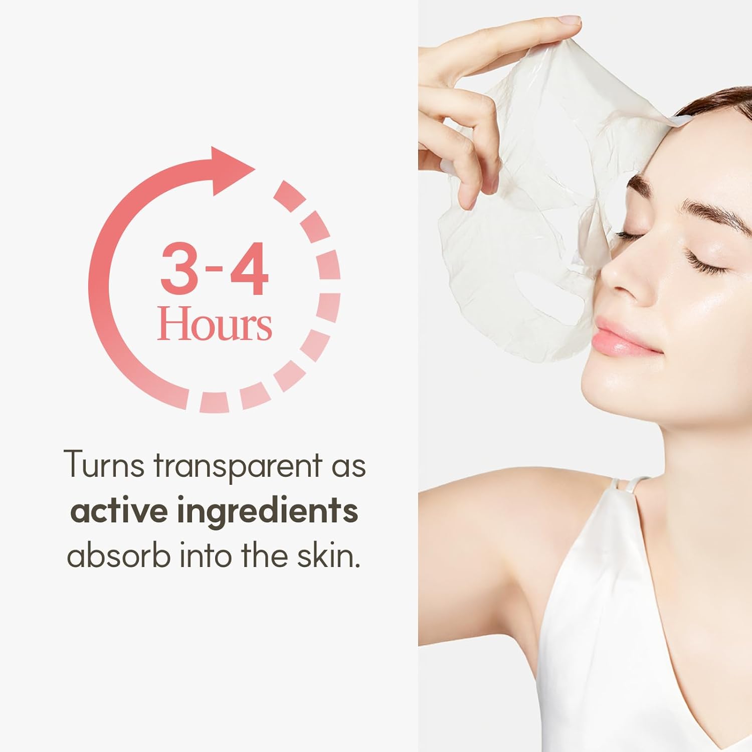 THE FACE SHOP Original Vegan Collagen Face Mask, Korean Glass Skin Essential, Peptide Hydrogel Mask for Firming & Skin Elasticity, Moisturizing, 4EA Quick Pick Grocers