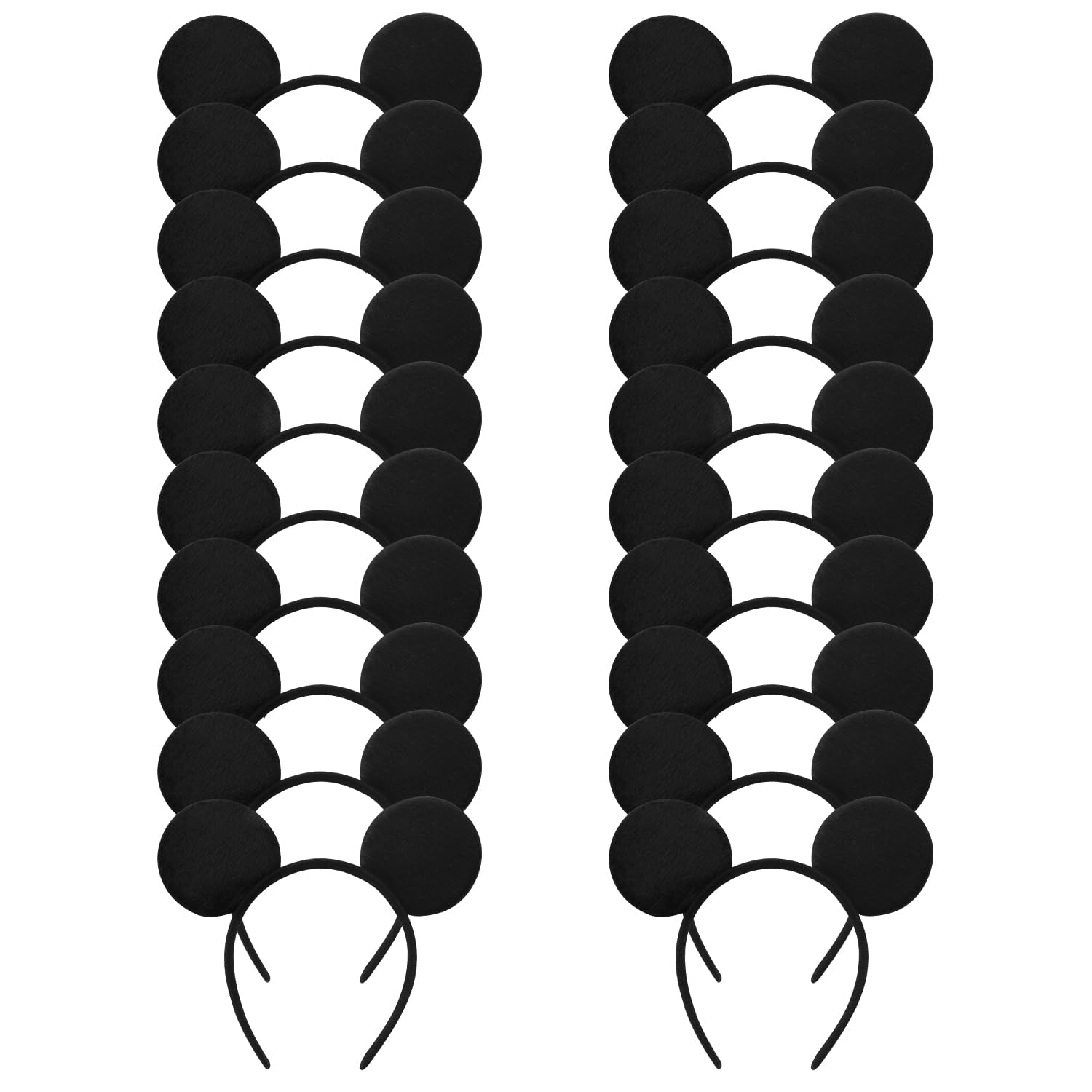 20 Pack Mouse Ears Headband for Birthday Party Supplies and Mouse Themed costume Cosplay Decoration Quick Pick Grocers
