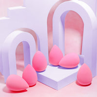 AOA Studio Collection makeup Sponge Set Latex Free and High-definition Set of 6 makeup Wonder blender For Powder Cream and Liquid, Super Soft Wonder Beauty Cosmetic Quick Pick Grocers