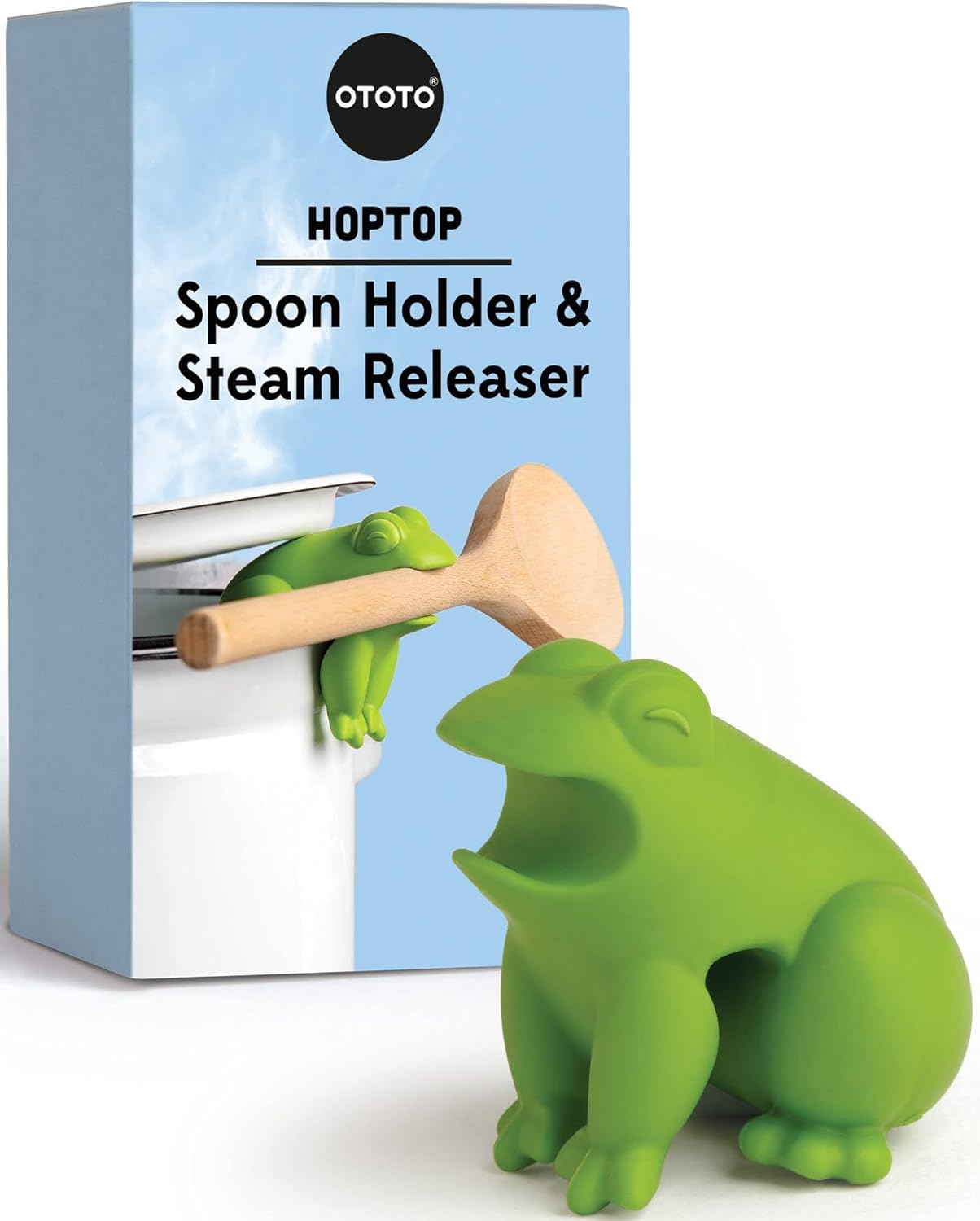 OTOTO Funny Spoon Holder - Spoon Rest for Stove Top - Cooking Gadgets, Gifts, Cute Kitchen Accessories, Funny Gifts, Random Stuff Quick Pick Grocers