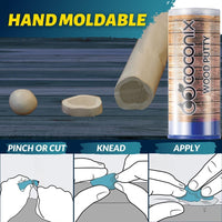 Coconix Floor & Furniture Repair Kit | Fix Scratches, Scuffs, and Dents on Hardwood Floors, Furniture, and Laminate Surfaces | Easy Application with Kneadable Putty Quick Pick Grocers