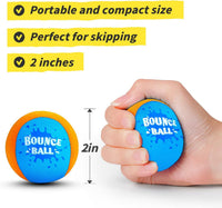 Bambilo Water Skipping Ball | 2-Pack Bounce Balls | Water Bouncing Beach Balls & Grip Ball | Pool Toys for Kids Age 5-8-12 | Great Summer Water Toy for Beach Swimming Pool River Lake Quick Pick Grocers