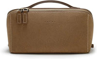 EACHY Travel Makeup Bag, Large Capacity Cosmetic Bag for Women, Waterproof PU Leather, Flat Open Portable Toiletry Bag for Skincare, Brushes & Travel Essentials Quick Pick Grocers