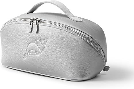 EACHY Travel Makeup Bag, Large Capacity Cosmetic Bag for Women, Waterproof PU Leather, Flat Open Portable Toiletry Bag for Skincare, Brushes & Travel Essentials Quick Pick Grocers