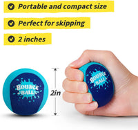 Bambilo Water Skipping Ball | 2-Pack Bounce Balls | Water Bouncing Beach Balls & Grip Ball | Pool Toys for Kids Age 5-8-12 | Great Summer Water Toy for Beach Swimming Pool River Lake Quick Pick Grocers