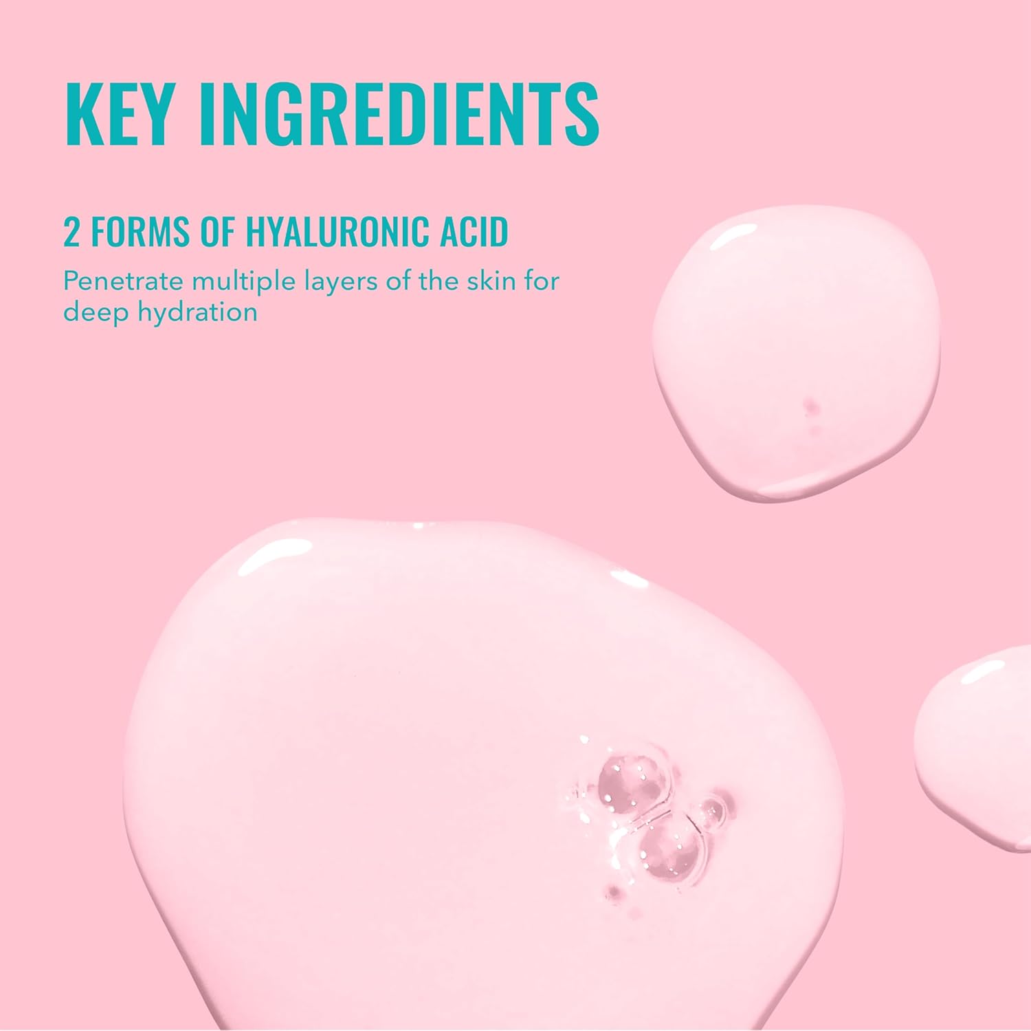 Good Molecules Hyaluronic Acid Serum - 1% Hyaluronic Acid Non-greasy Ultra Hydrating Serum, Facial Moisturizer for Plumper Skin, Skin Care for Face Quick Pick Grocers