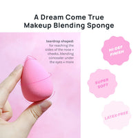 AOA Studio Collection makeup Sponge Set Latex Free and High-definition Set of 6 makeup Wonder blender For Powder Cream and Liquid, Super Soft Wonder Beauty Cosmetic Quick Pick Grocers