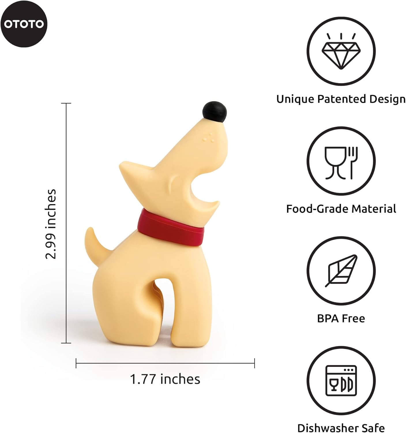 OTOTO Funny Spoon Holder - Spoon Rest for Stove Top - Cooking Gadgets, Gifts, Cute Kitchen Accessories, Funny Gifts, Random Stuff Quick Pick Grocers