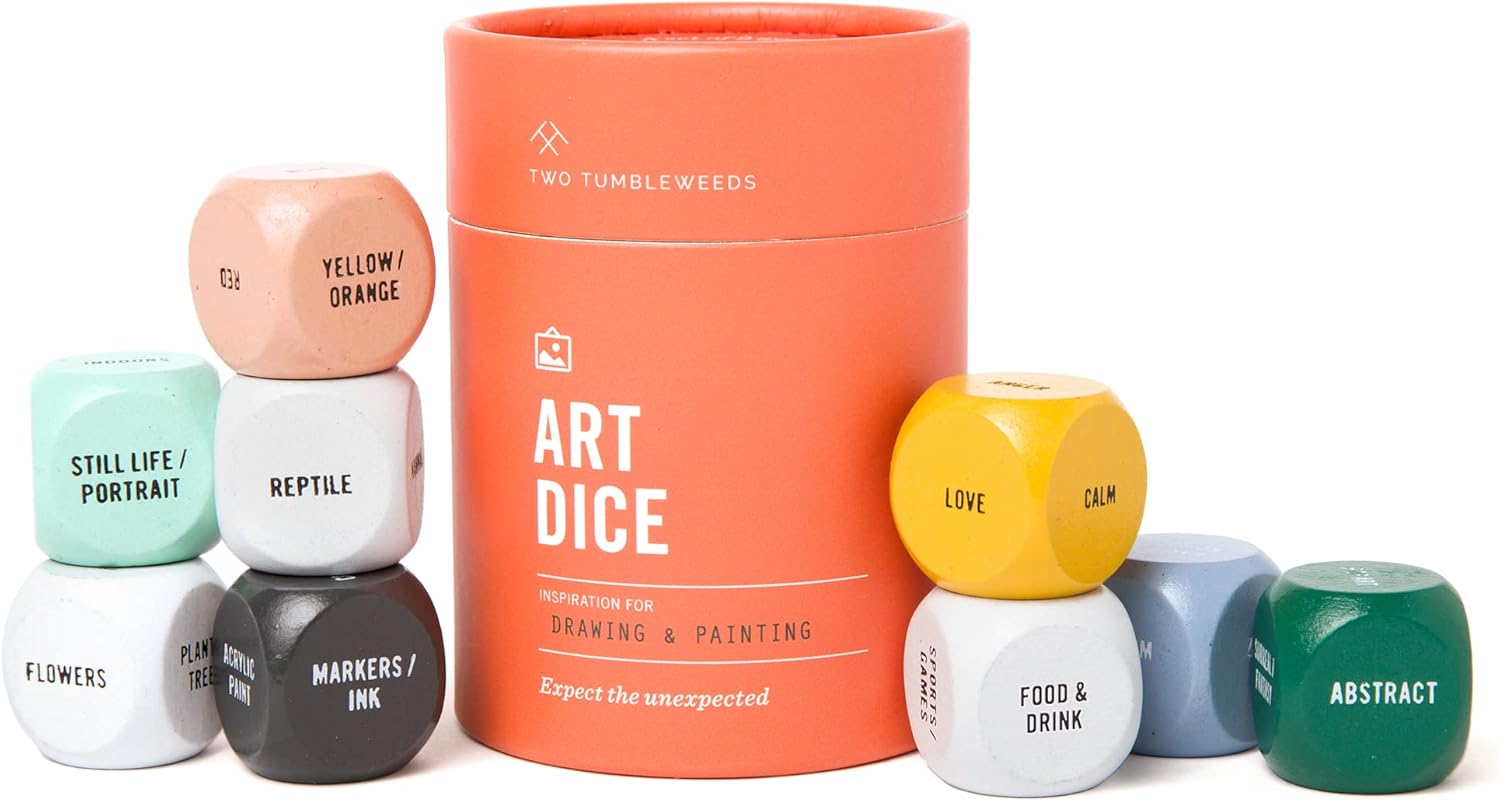 Creative Inspiration Dice Set for Drawing, Painting & Writing Quick Pick Grocers