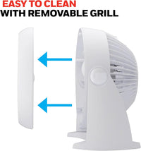 Honeywell TurboForce Air Circulator, Small Tabletop Fan, Quiet Personal Fan for Home or Office, 3 Speeds, 90 Degree Pivoting Head Quick Pick Grocers