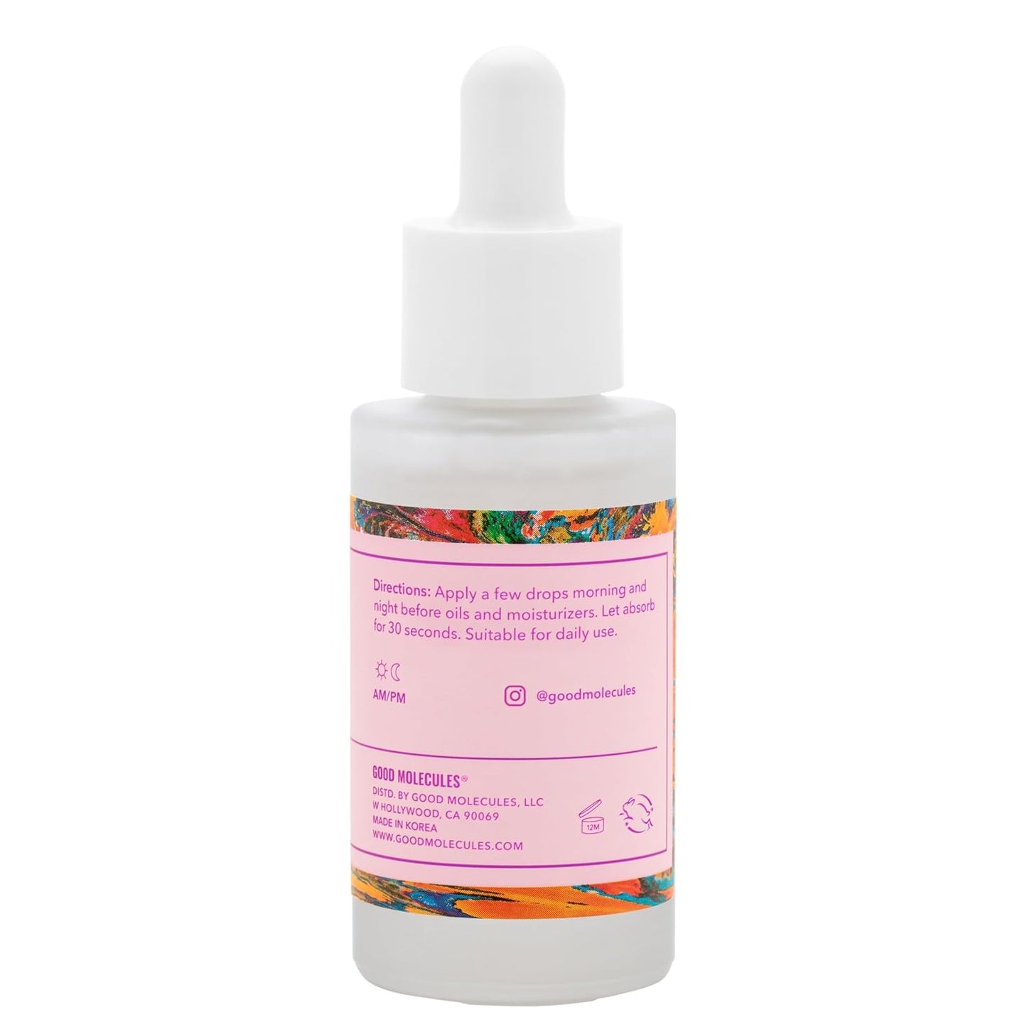 Good Molecules Hyaluronic Acid Serum - 1% Hyaluronic Acid Non-greasy Ultra Hydrating Serum, Facial Moisturizer for Plumper Skin, Skin Care for Face Quick Pick Grocers
