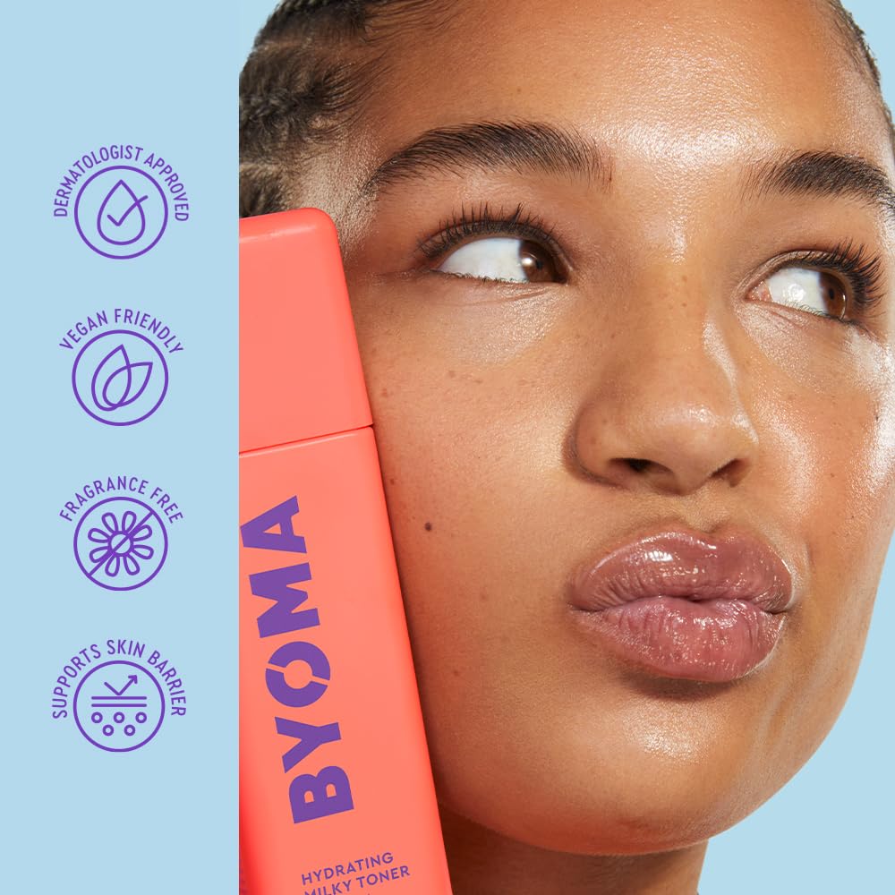 BYOMA Hydrating Milky Toner - Dewy, Ultra Hydrating Toner for Face - Soothes Skin, Locks in Moisture, Reduces Redness - Barrier Repair - 5.07 fl oz Quick Pick Grocers