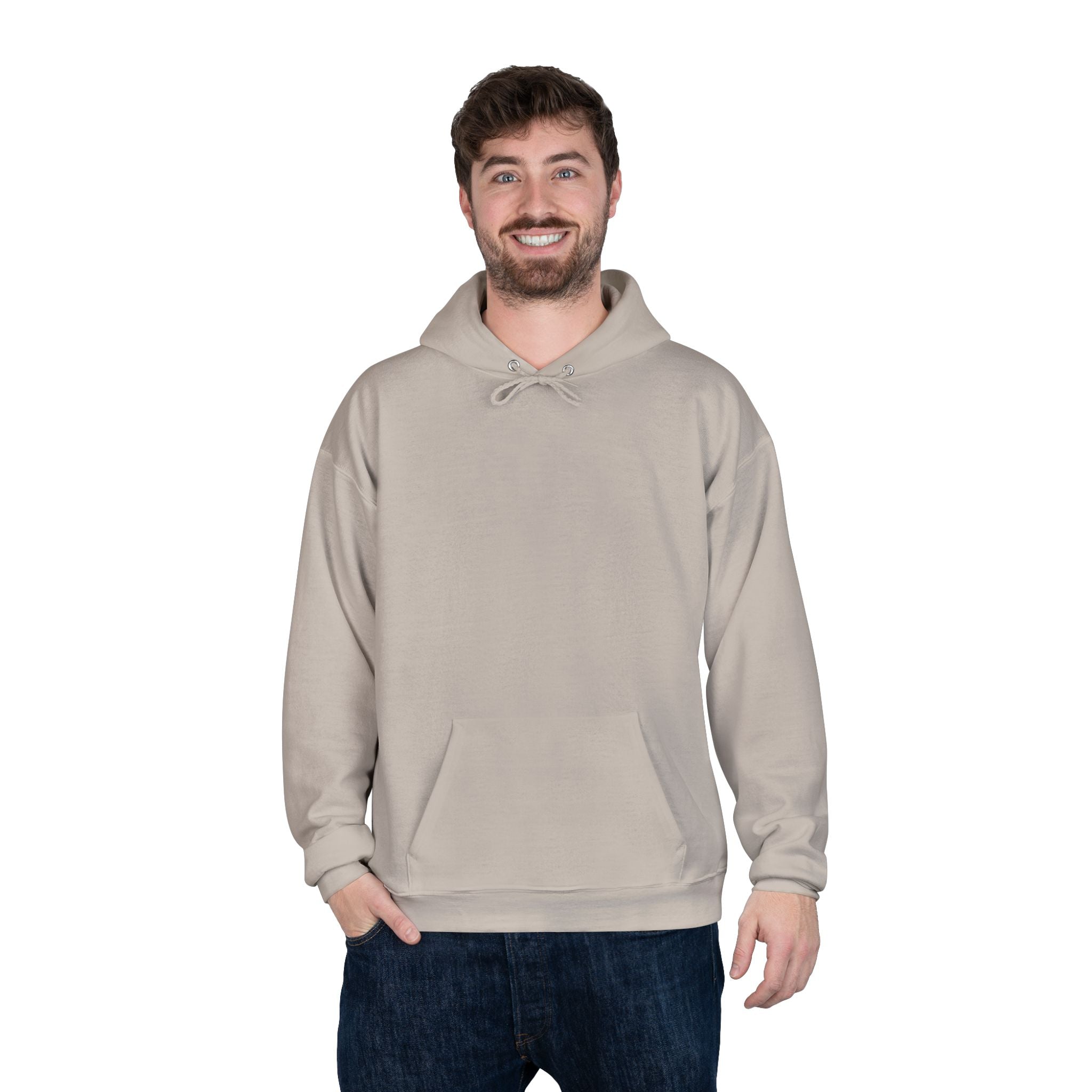 Eco-Friendly Pullover Hoodie - Modern Sustainable Design Printify