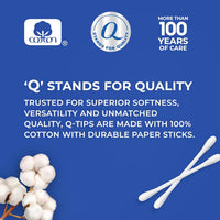 Q-tips Cotton Swabs For Hygiene and Beauty Care Original Cotton Swab Made With 100% Cotton 625 Count Quick Pick Grocers