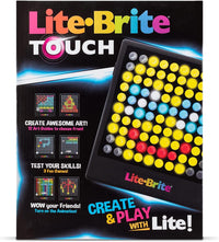 Lite-Brite Touch - Create, Play and Animate - Light Up Portable Stem Sensory Learning Toy, Creative Art Stem Toy for Girls, Boys, Unisex, Toddler, Holiday, Birthday, Gift, Ages 6+ Quick Pick Grocers