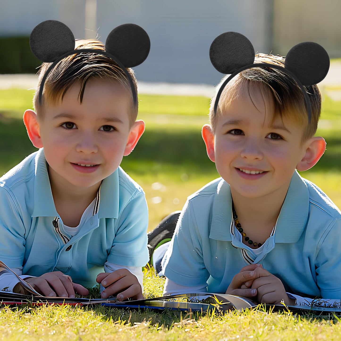 20 Pack Mouse Ears Headband for Birthday Party Supplies and Mouse Themed costume Cosplay Decoration Quick Pick Grocers