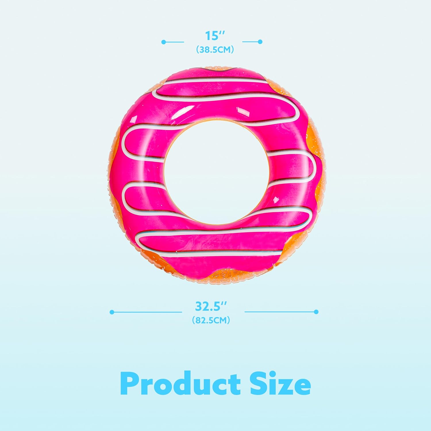JOYIN 3 Pack Pool Floats, Pool Tube for Kids Swim Rings Inflatable Tubes, Floatie Ring Water Toys for Swimming, Summer Beach Party Quick Pick Grocers