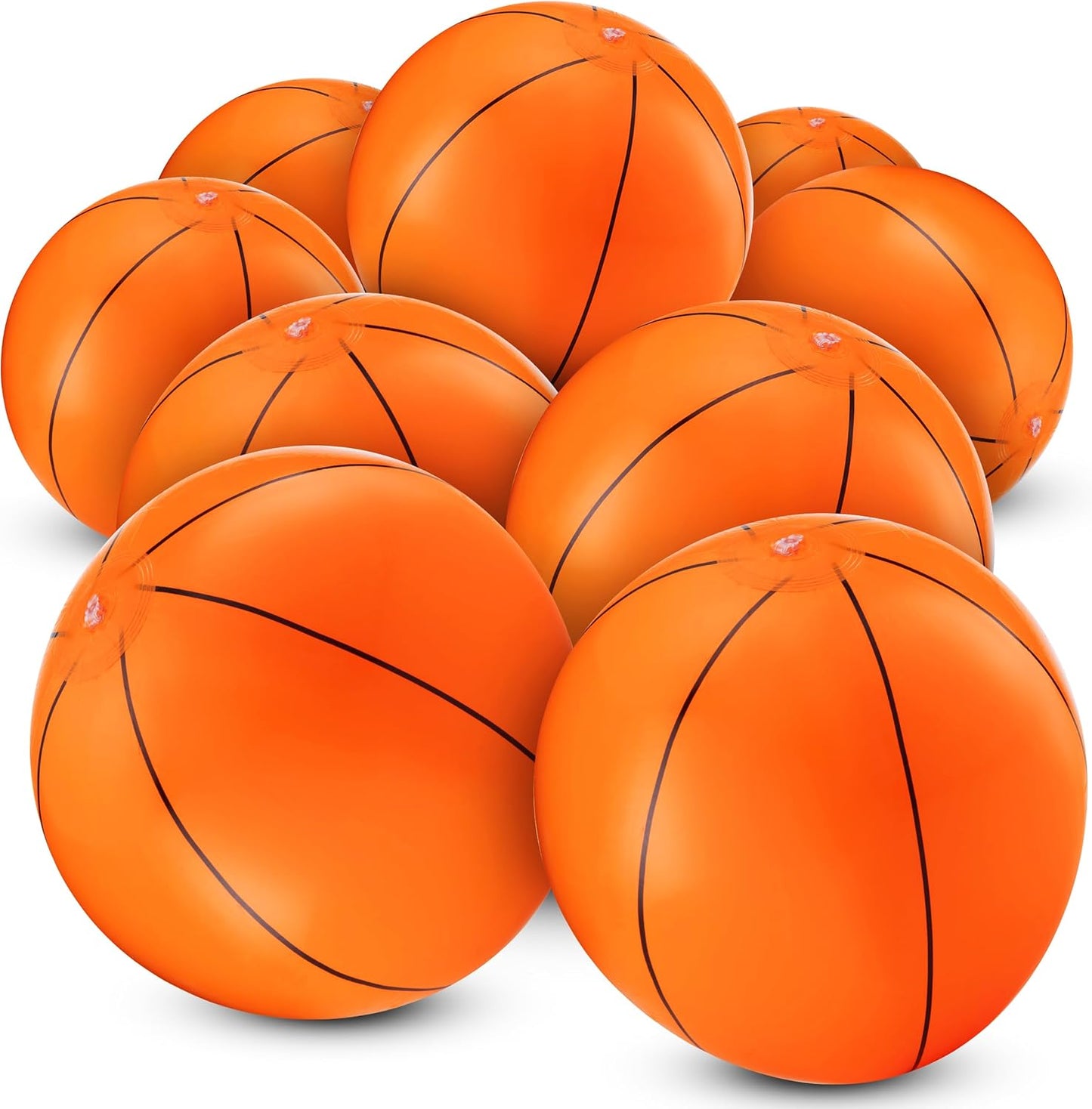 Inflatable Balls (Pack of 12) 16-inch, Beach Balls Bulk for Beach Toys & Birthday Party Decorations & Party Favors for Kids, Goodie Bags Stuffers Quick Pick Grocers