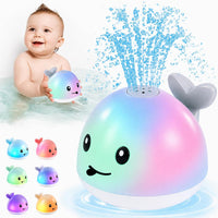 ANGGIKO Baby Bath Toys, Pool Water Table Toy for Babies, Toddler Bath Toys for Kids Ages 1-3, Light Up Whale Bath Toy Sprinkler 1 Year Old Boy Girl Gift Summer Bathtub Fountain Baby Toy 6-12-18 Months Quick Pick Grocers