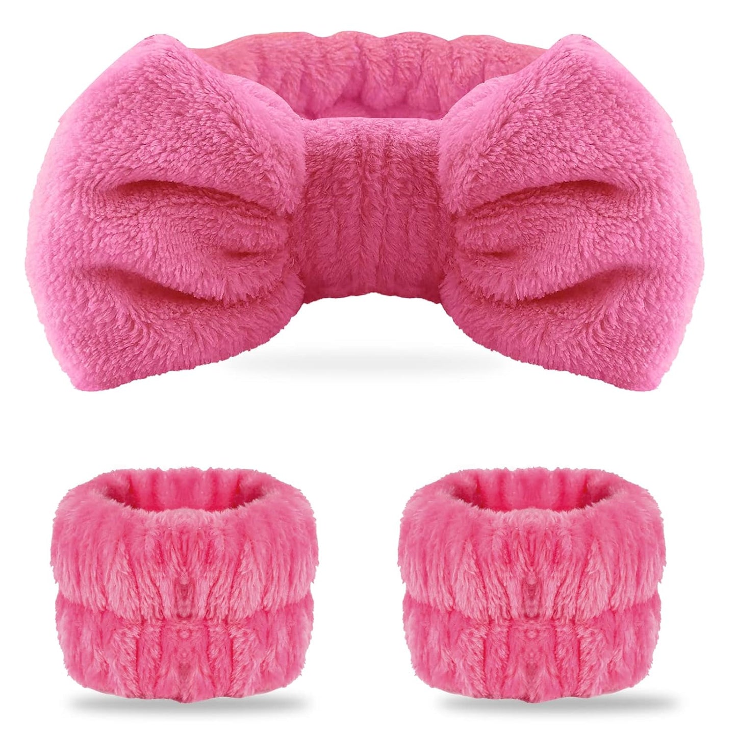 WSYUB Spa Headband and Wristband Set, Face Wash Headband, Makeup Skincare Headbands Wrist Bands for Washing Face Quick Pick Grocers