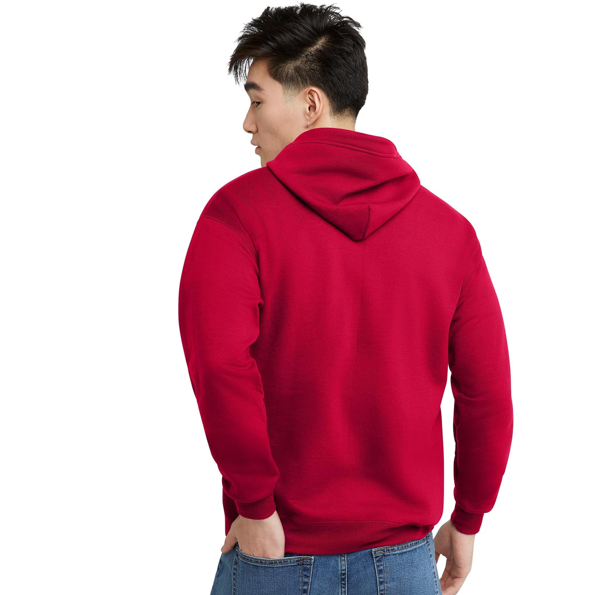 Hanes Men's Full-Zip Eco-Smart Hoodie, Light Blue, XX-Large Econic Blanks