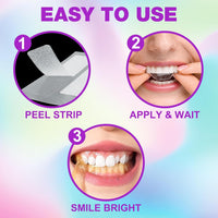 Teeth Whitening Strips,7-Day whitening Strips,Peroxide Free,Sensitive Teeth Whitener,Enamel Safe for Whiter Teeth,Deep Stains Removal,nstant Teeth Whitening Without The Harm (28pcs) Quick Pick Grocers