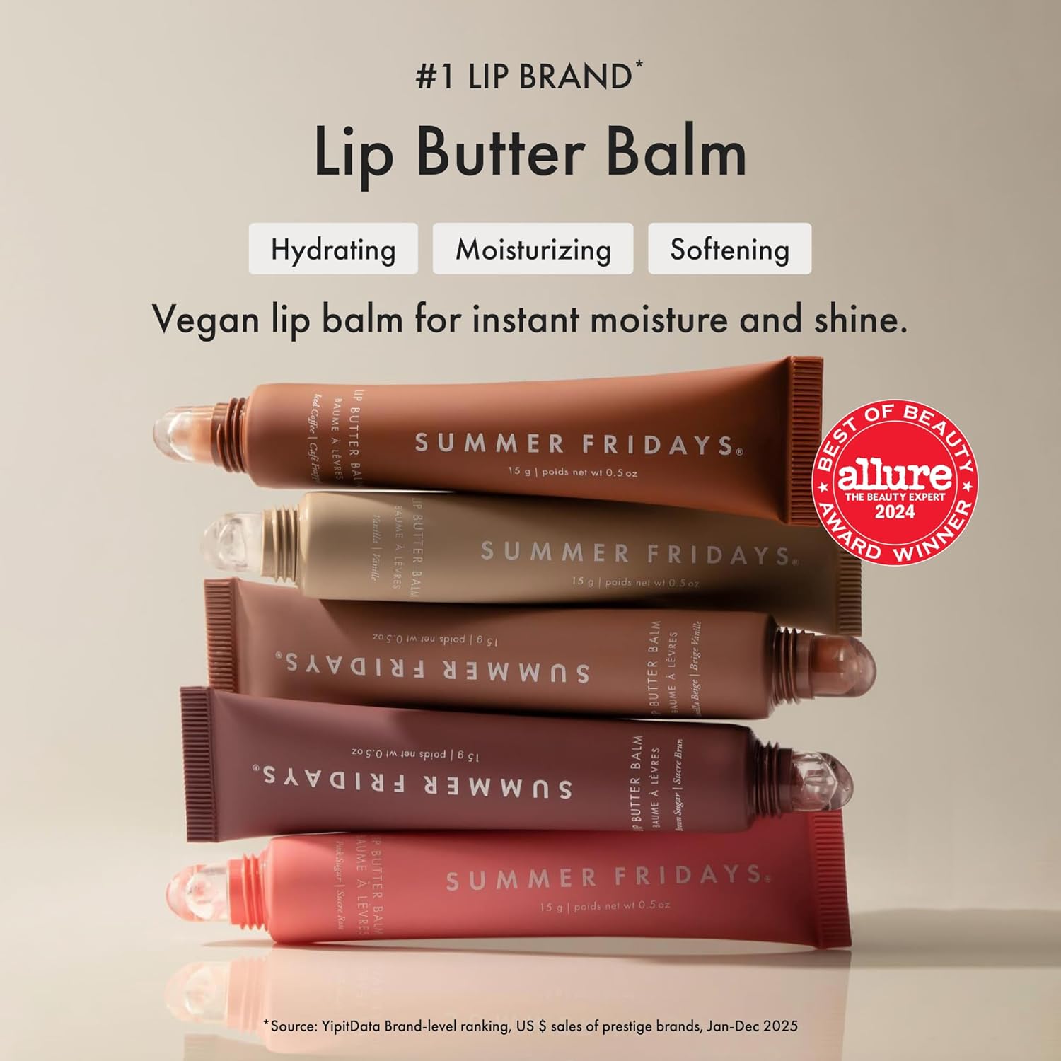 Summer Fridays Lip Butter Balm - Conditioning Lip Mask and Lip Balm for Instant Moisture, Shine and Hydration - Sheer-Tinted, Soothing Lip Care Quick Pick Grocers