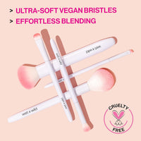Wet n Wild Angled brush, Foundation Makeup Blending Brush, Ultra-Thin Precision, Ergonomic Handle (Pack of 2) Quick Pick Grocers